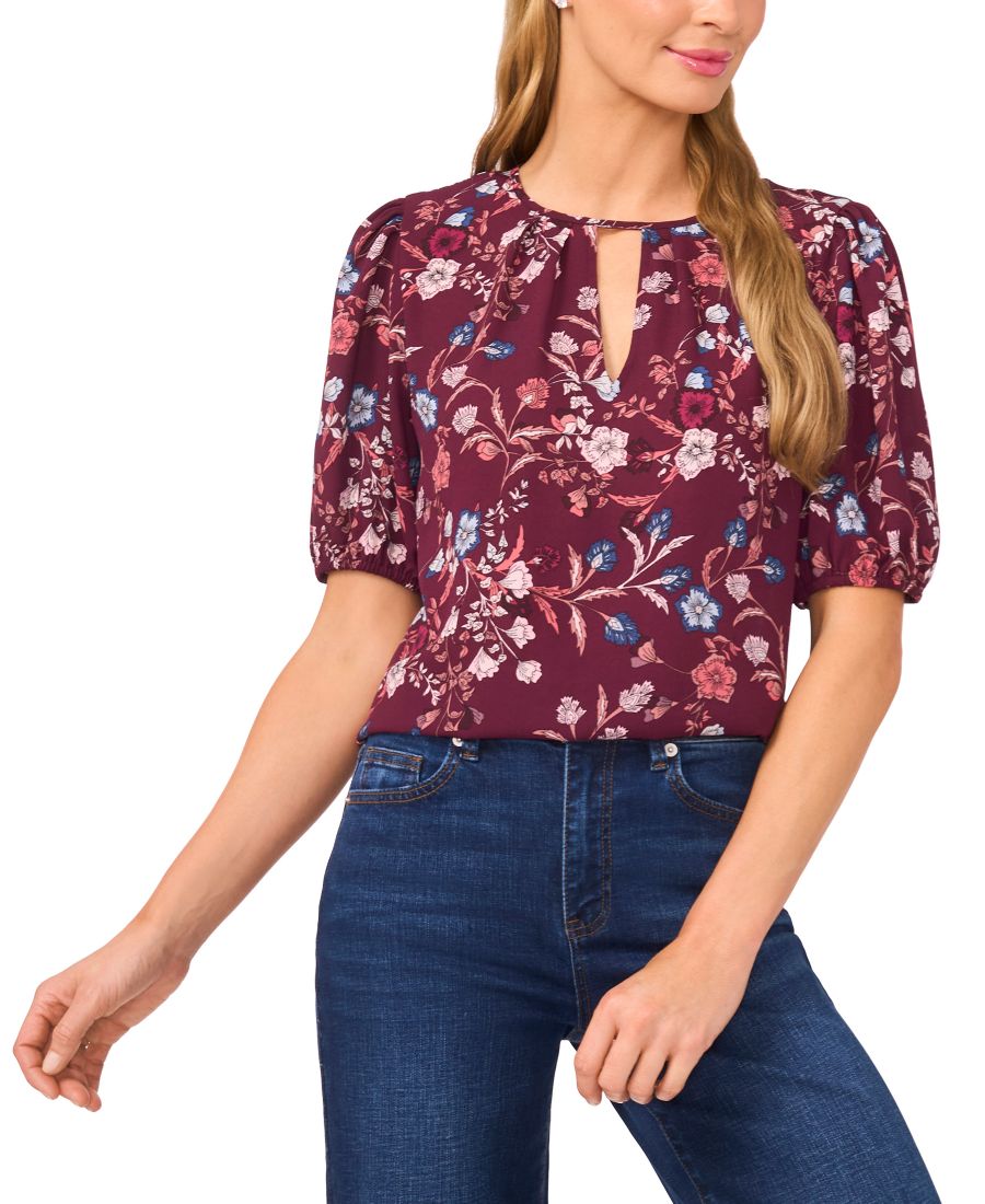 Женская блузка с пышными рукавами CeCe, Potent Purple
Женская блузка с пышными рукавами CeCe, Potent Purple