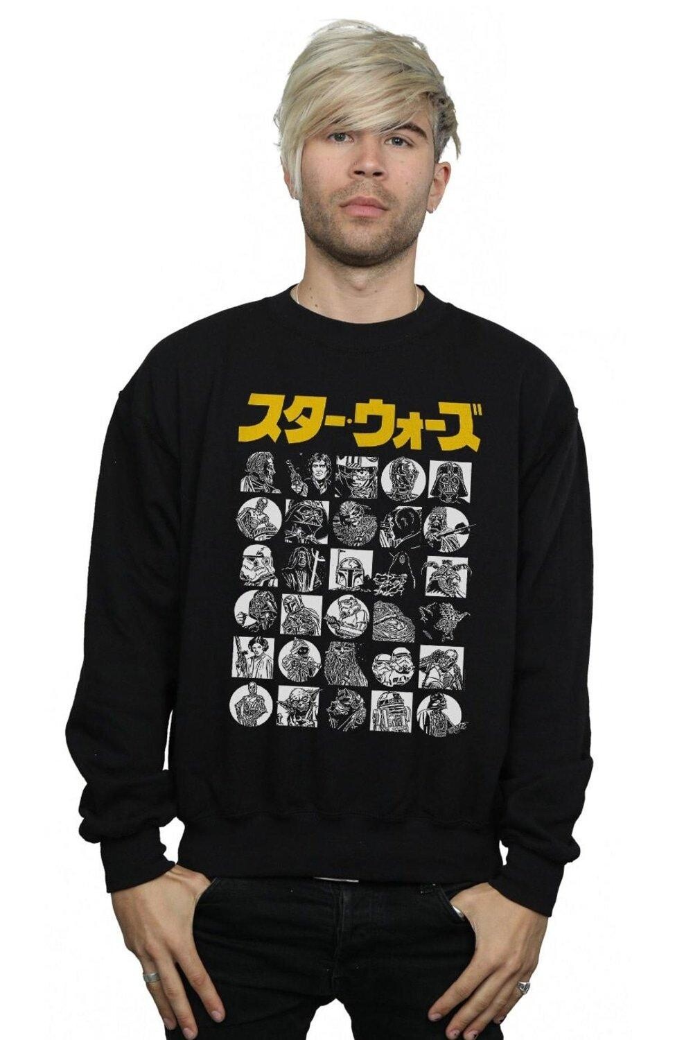 Толстовка с миниатюрами персонажей Star Wars, черный
Толстовка с миниатюрами персонажей Star Wars, черный