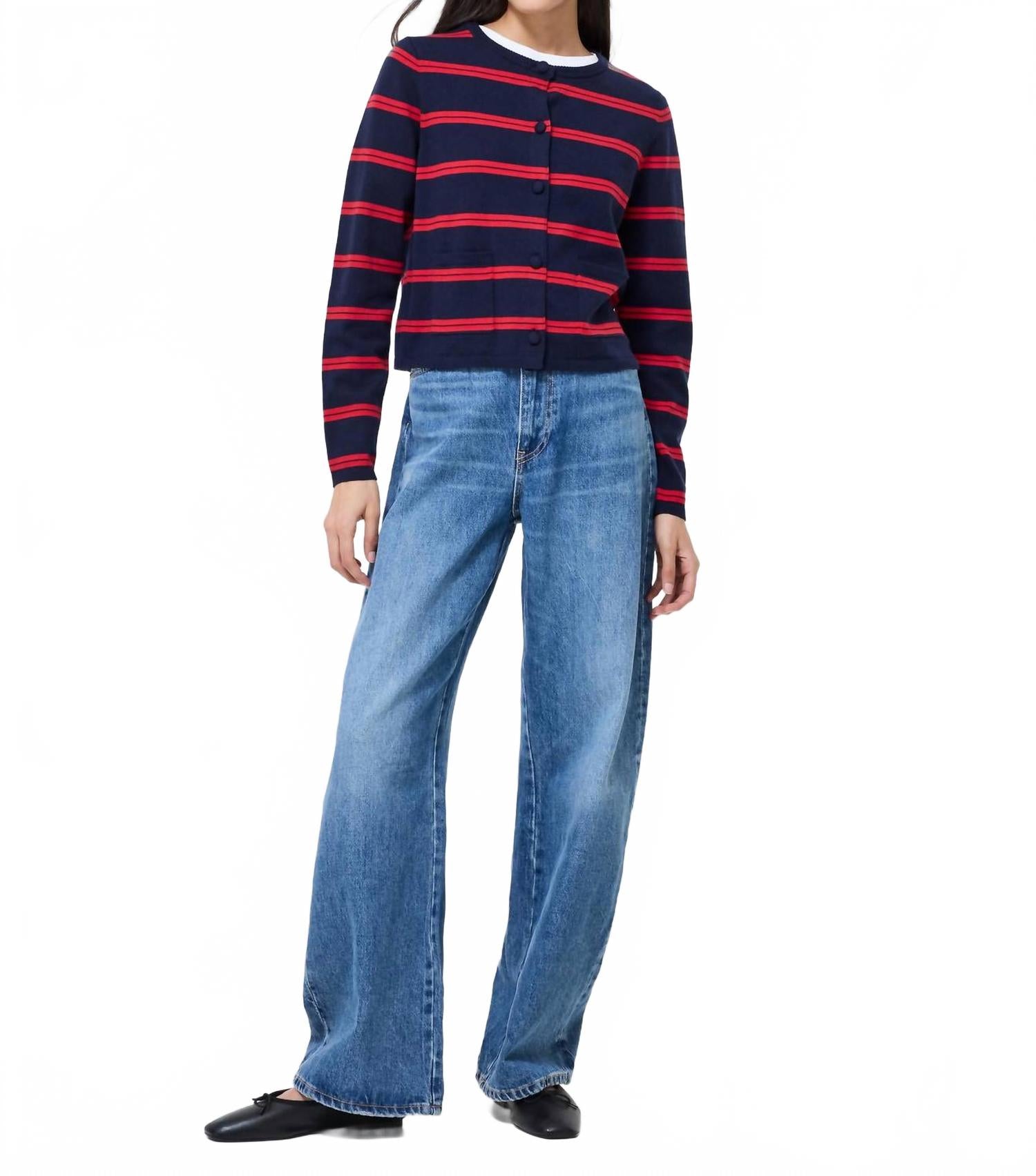 Кардиган Padma Fine Knit Stripe Cardigan в полоску цвета Hester Stripe Royal Blue French Connection, Hester Stripe Royal Blue
Кардиган Padma Fine Knit Stripe Cardigan в полоску цвета Hester Stripe Royal Blue French Connection, Hester Stripe Royal Blue