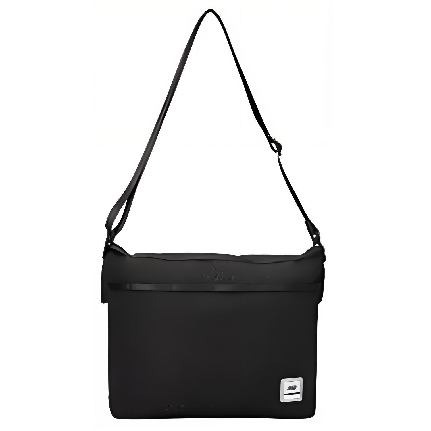 Сумка через плечо из ткани унисекс угольно-черная Skechers
Сумка через плечо из ткани унисекс угольно-черная Skechers