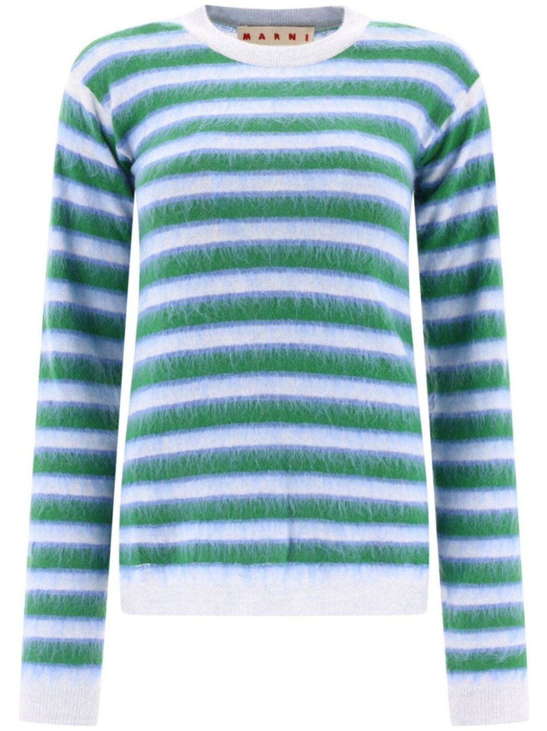 Marni шерстяная толстовка в полоску, синий
Marni шерстяная толстовка в полоску, синий