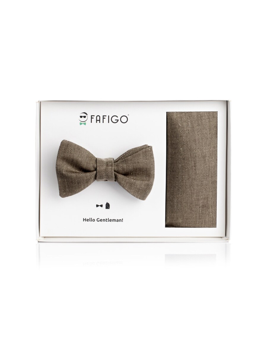 Галстук-бабочка FAFIGO Set Salvatore, коричневый
Галстук-бабочка FAFIGO Set Salvatore, коричневый