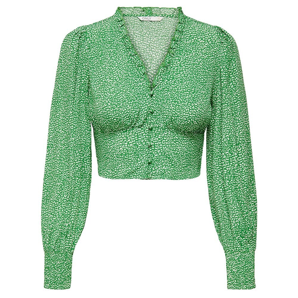 Футболка с длинным рукавом Only Leonora, зеленый 
Футболка с длинным рукавом Only Leonora, зеленый