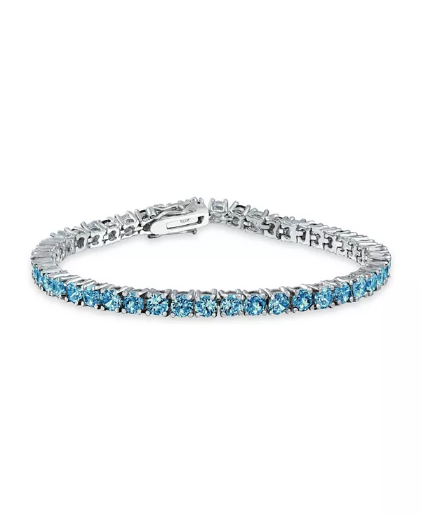 12 карат, набор из 4 зубцов, одинарный круглый кубический цирконий, теннисный браслет для выпускного, 7,5 дюймов Bling Jewelry, blue
12 карат, набор из 4 зубцов, одинарный круглый кубический цирконий, теннисный браслет для выпускного, 7,5 дюймов Bling Jewelry, blue