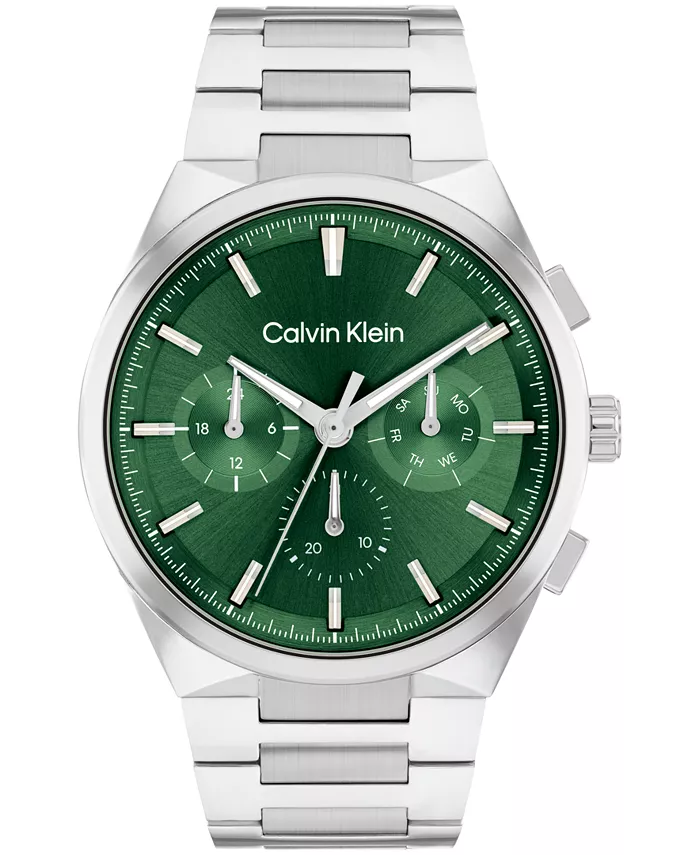 Мужские наручные часы Distinguish из нержавеющей стали с серебристым покрытием, 44 мм Calvin Klein
Мужские наручные часы Distinguish из нержавеющей стали с серебристым покрытием, 44 мм Calvin Klein