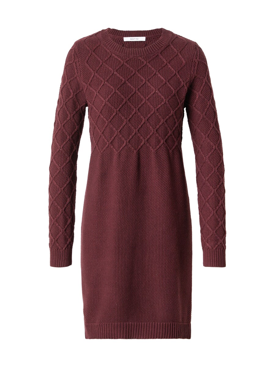 Вязаное платье ABOUT YOU Vivian, Bordeaux
Вязаное платье ABOUT YOU Vivian, Bordeaux