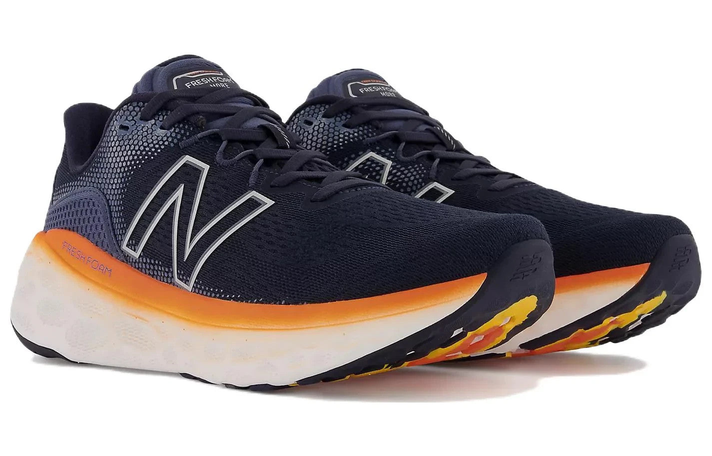Мужские кроссовки New Balance Fresh Foam More v3 MMORVO3 Eclipse Orange для бега, синий
Мужские кроссовки New Balance Fresh Foam More v3 MMORVO3 Eclipse Orange для бега, синий