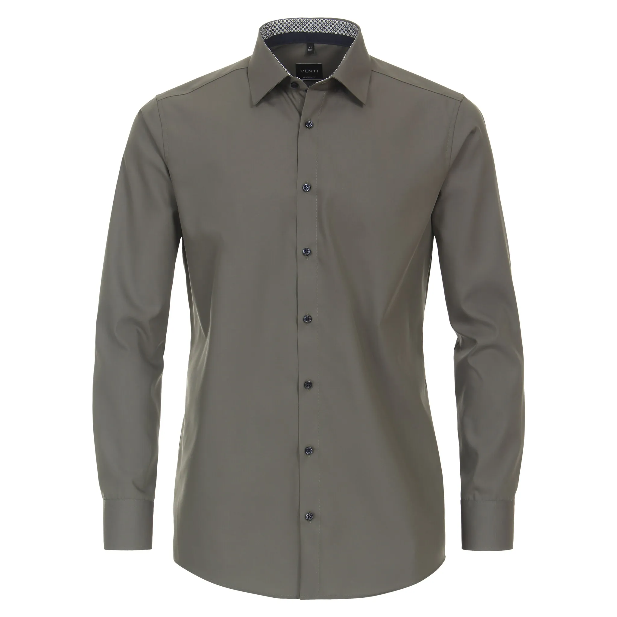 Деловая рубашка VENTI "Деловая рубашка VENTI однотонная", оливковый
Деловая рубашка VENTI "Деловая рубашка VENTI однотонная", оливковый