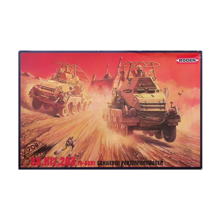 Sd.Kfz.263 Schwerer Panzerfunkwagen (8 Rad), Historical Models (1:72) (Roden Miniatures)
Sd.Kfz.263 Schwerer Panzerfunkwagen (8 Rad), Historical Models (1:72) (Roden Miniatures)