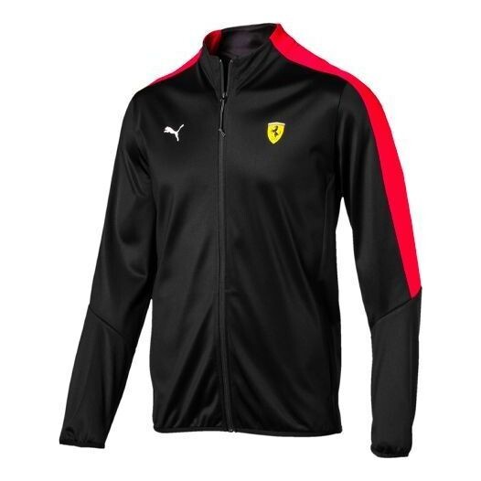 Куртка scuderia ferrari t7 track jacket 'black' Puma, черный 
Куртка scuderia ferrari t7 track jacket 'black' Puma, черный