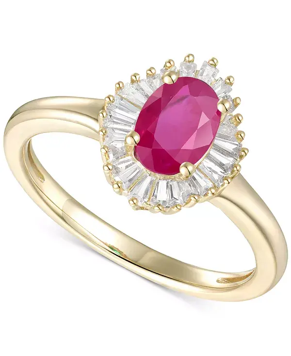 Кольцо с сапфиром (1 карат) и бриллиантом (1/4 карата) из 14-каратного белого золота (также доступно с изумрудом, танзанитом и рубином) Macy'S, ruby
Кольцо с сапфиром (1 карат) и бриллиантом (1/4 карата) из 14-каратного белого золота (также доступно с изумрудом, танзанитом и рубином) Macy'S, ruby