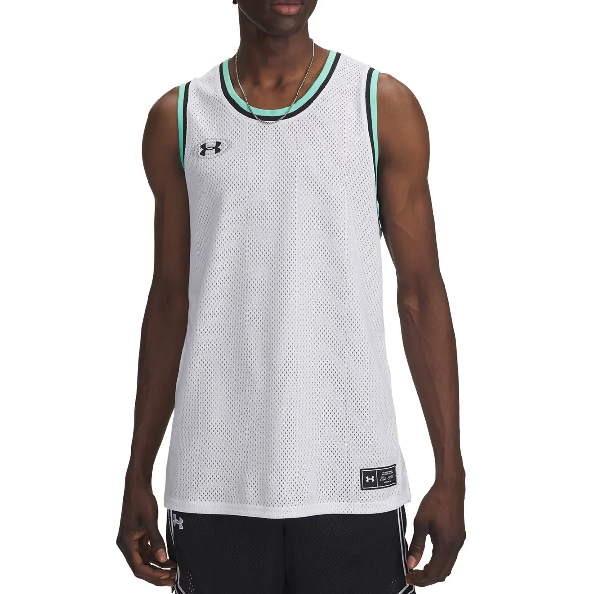 Мужская футболка Zone Pro Mesh Tank с графическим рисунком под броню Under Armour, белый
Мужская футболка Zone Pro Mesh Tank с графическим рисунком под броню Under Armour, белый