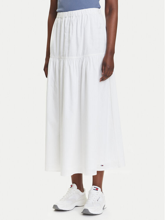 Трапециевидная юбка стандартный крой DW0DW20980 Tommy Jeans, белый
Трапециевидная юбка стандартный крой DW0DW20980 Tommy Jeans, белый