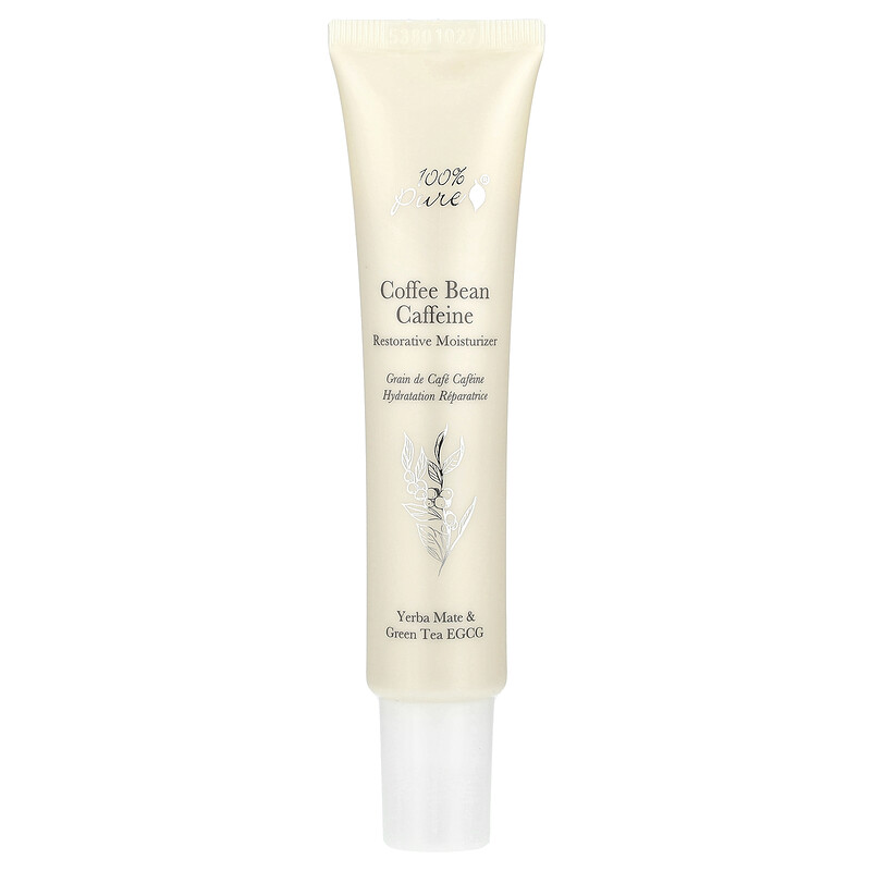 100% Pure, Восстанавливающее увлажняющее средство в зернах с кофеином, 40 мл (1,4 жидк. Унции)
100% Pure, Восстанавливающее увлажняющее средство в зернах с кофеином, 40 мл (1,4 жидк. Унции)