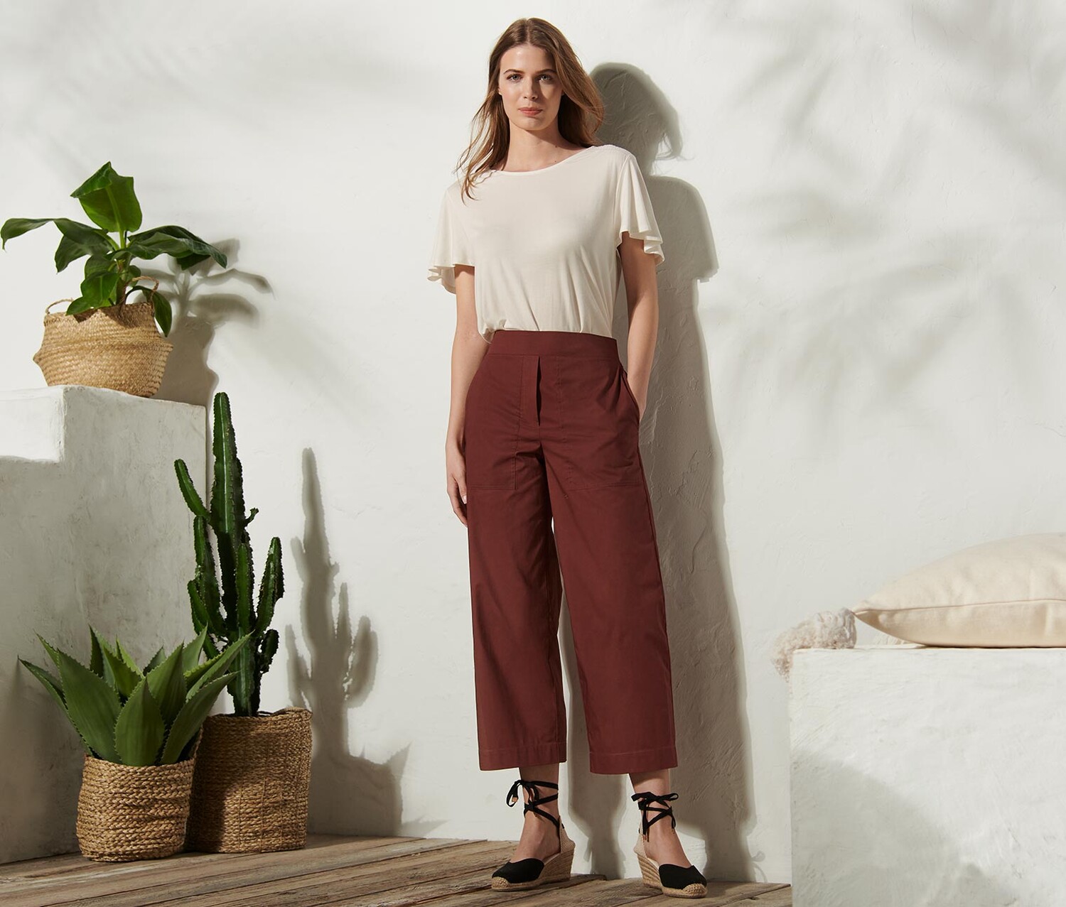 Брюки из поплина Tchibo, терракота
Брюки из поплина Tchibo, терракота