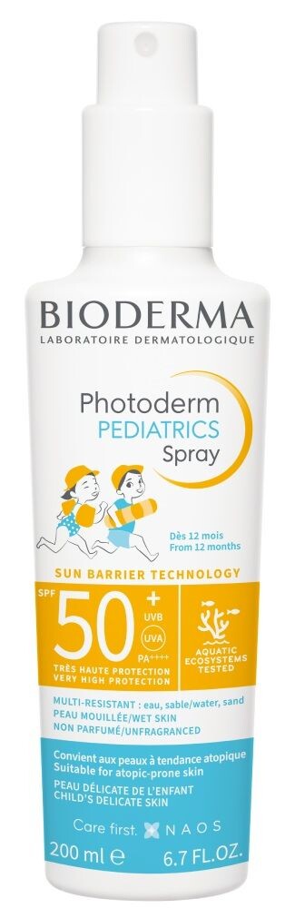 Bioderma Photoderm Pediatrics SPF50+ защитный спрей для детей, 200 ml
Bioderma Photoderm Pediatrics SPF50+ защитный спрей для детей, 200 ml