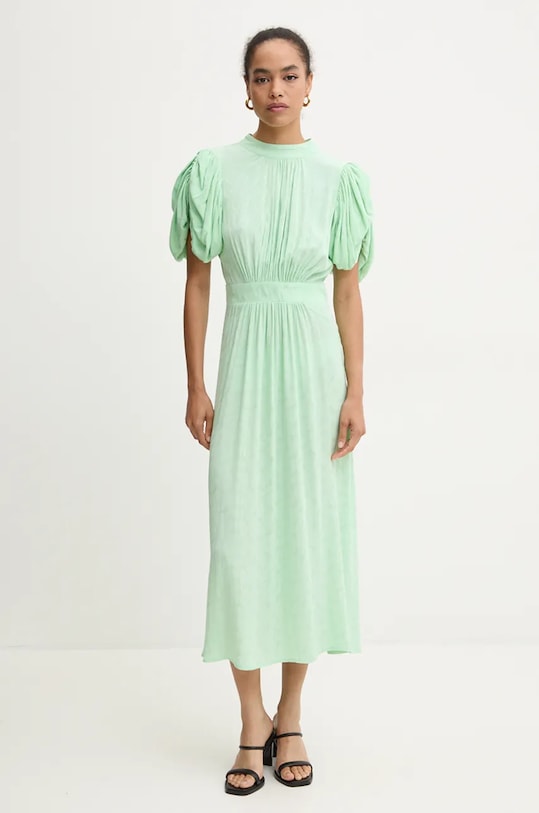 Платье миди с рукавами-фонариками Rotate, зеленый
Платье миди с рукавами-фонариками Rotate, зеленый