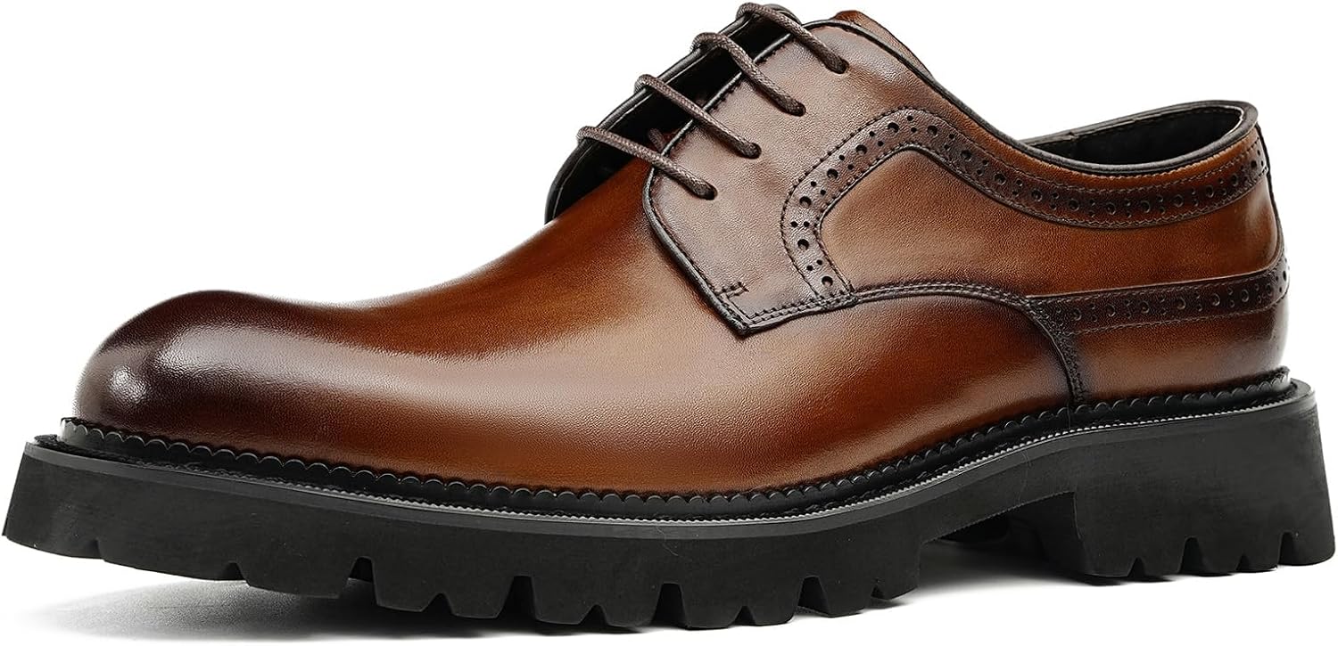Мужские деловые туфли с зауженным носком, стильные дерби для мужчин, шнуровка на 4 отверстия, гладкая кожа, классический силуэт 96158 Windhana, коричневый
Мужские деловые туфли с зауженным носком, стильные дерби для мужчин, шнуровка на 4 отверстия, гладкая кожа, классический силуэт 96158 Windhana, коричневый