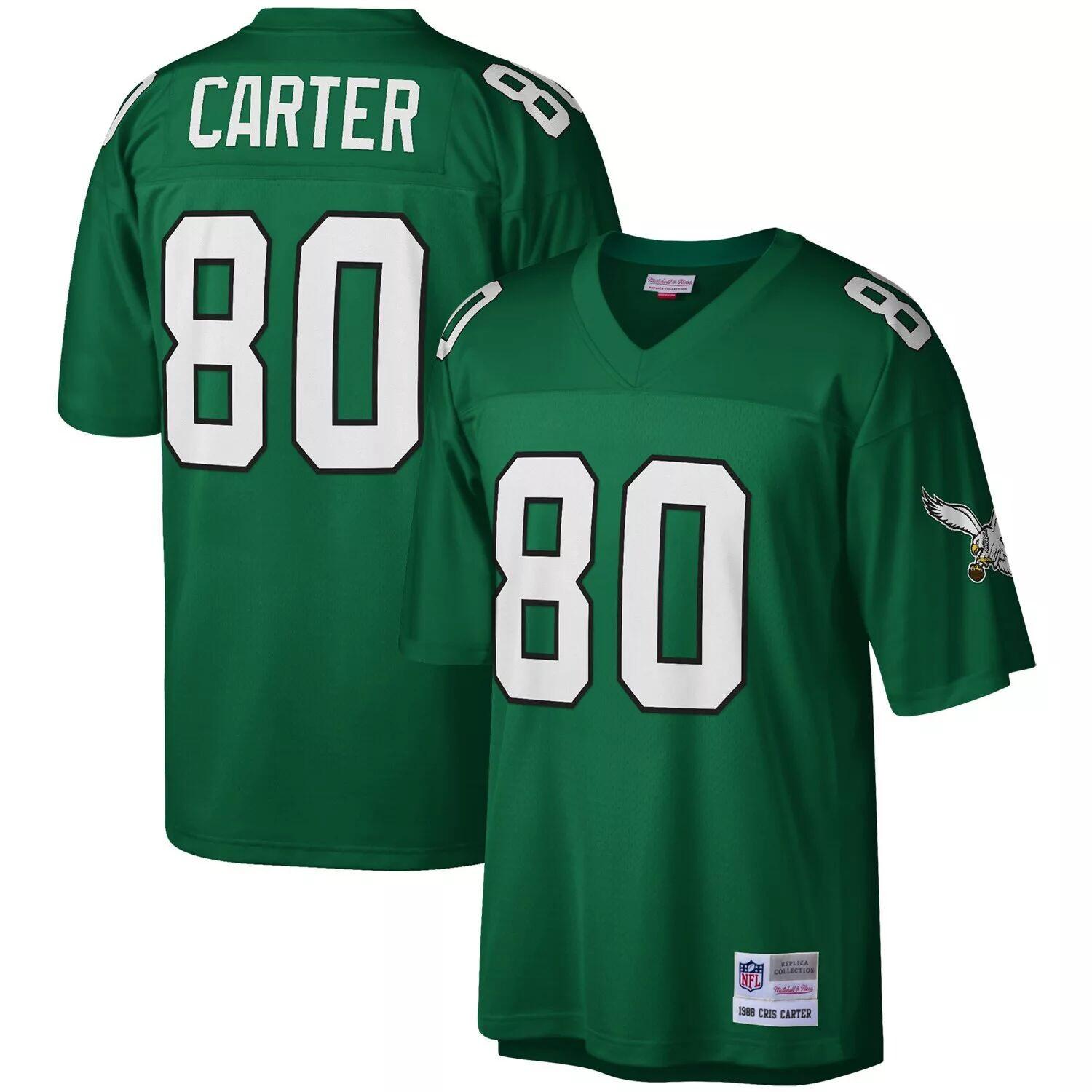 Мужская футболка Mitchell & Ness Cris Carter Kelly Green Philadelphia Eagles Legacy Replica Джерси
Мужская футболка Mitchell & Ness Cris Carter Kelly Green Philadelphia Eagles Legacy Replica Джерси