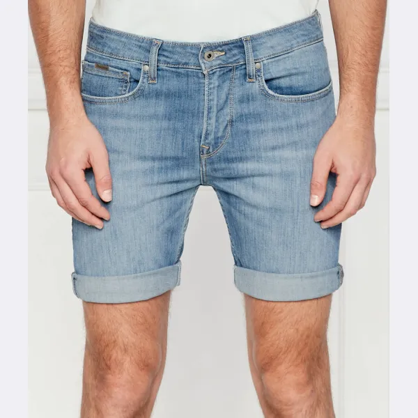 Джинсовые шорты узкого кроя Pepe Jeans London, синий
Джинсовые шорты узкого кроя Pepe Jeans London, синий