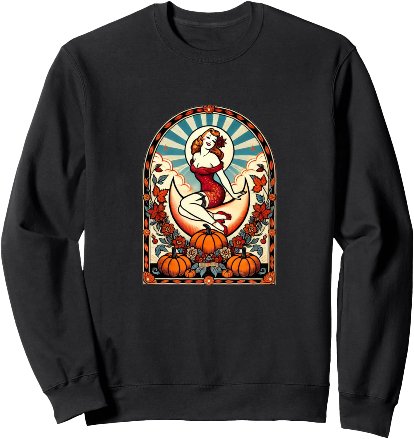 Осенняя пин-ап иллюстрация, сексуальная пин-ап толстовка Retro Pinup Loves Snugg, черный
Осенняя пин-ап иллюстрация, сексуальная пин-ап толстовка Retro Pinup Loves Snugg, черный