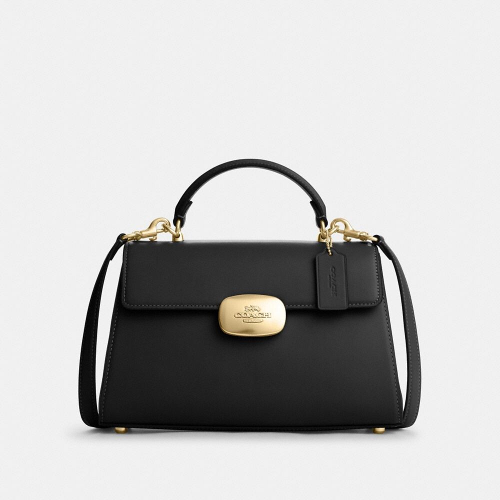 Сумка COACH Eliza Top Handle, золотой/черный
Сумка COACH Eliza Top Handle, золотой/черный