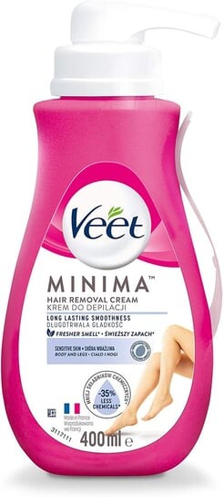 Крем для депиляции для чувствительной кожи с помпой, 400 мл Veet
Крем для депиляции для чувствительной кожи с помпой, 400 мл Veet