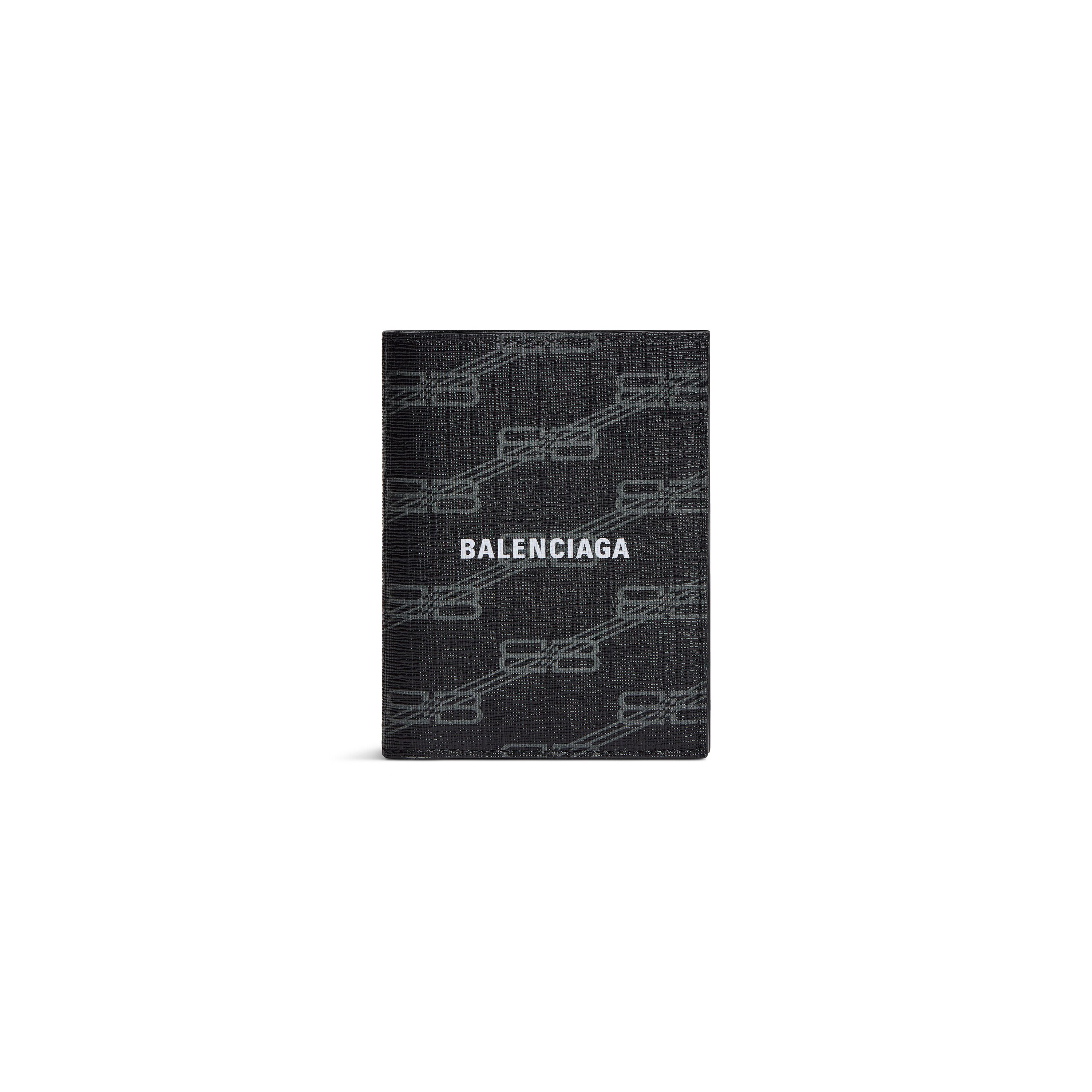 Фирменный вертикальный двухслойный кошелек BB Monogram из покрытого холста BALENCIAGA, черный/серый
Фирменный вертикальный двухслойный кошелек BB Monogram из покрытого холста BALENCIAGA, черный/серый
