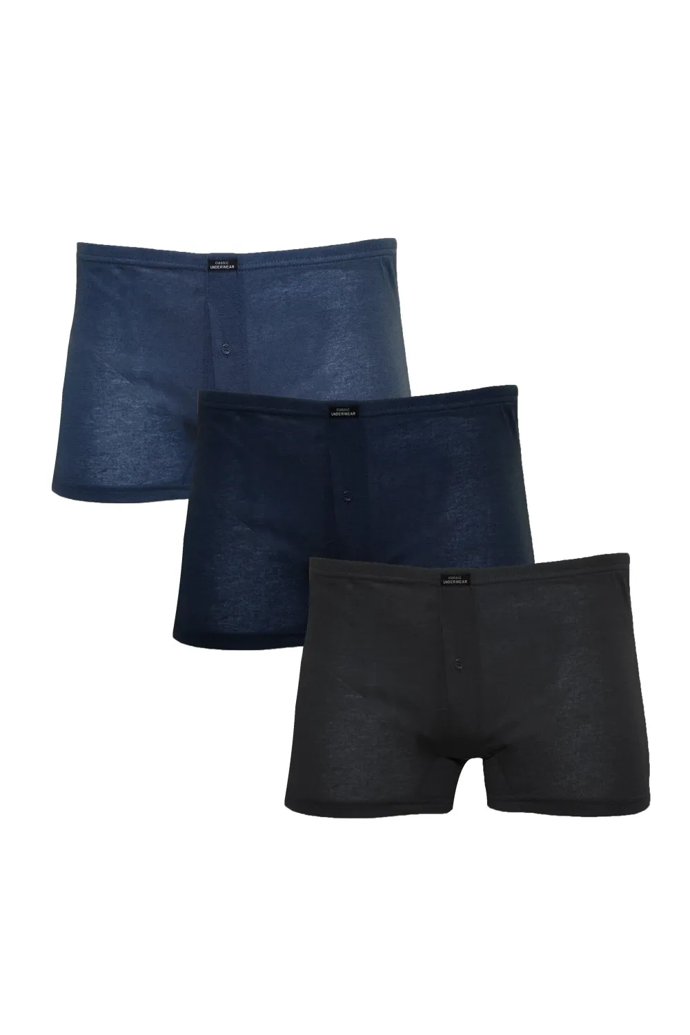 Простые боксеры из джерси (3 пары) Tom Franks, черный
Простые боксеры из джерси (3 пары) Tom Franks, черный