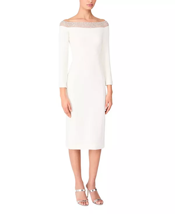 Платье миди Calypso с открытыми плечами Jenny Packham, белый
Платье миди Calypso с открытыми плечами Jenny Packham, белый