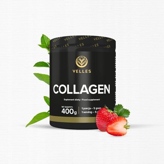 Velles Collagen Pure, Говяжий коллаген в ароматическом порошке, клубника, 400 г Inna marka
Velles Collagen Pure, Говяжий коллаген в ароматическом порошке, клубника, 400 г Inna marka