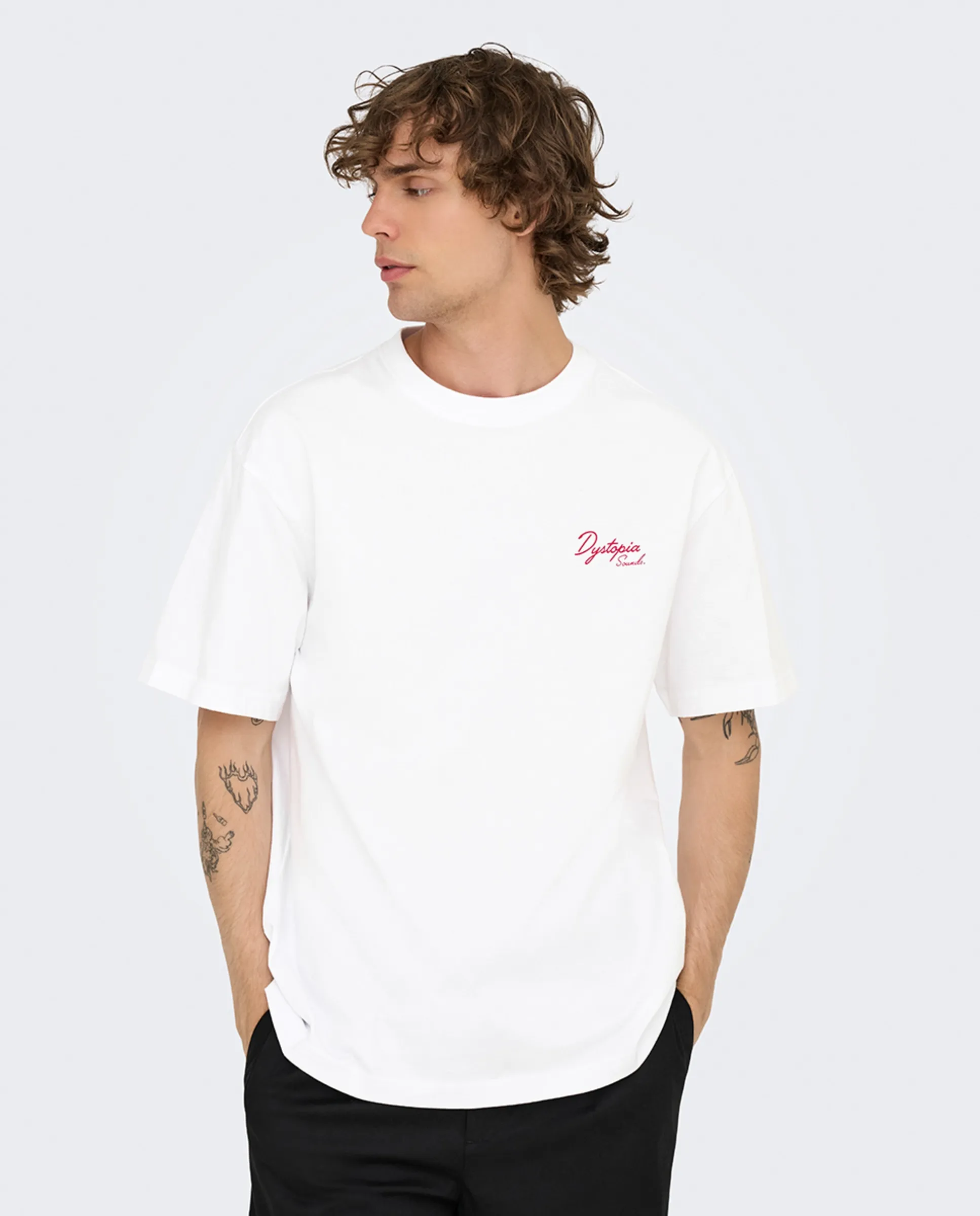 Мужская футболка расслабленного кроя Only & Sons, белый
Мужская футболка расслабленного кроя Only & Sons, белый