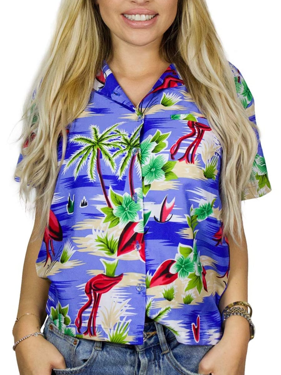 Блуза King Kameha Flamingos, светло-голубой
Блуза King Kameha Flamingos, светло-голубой