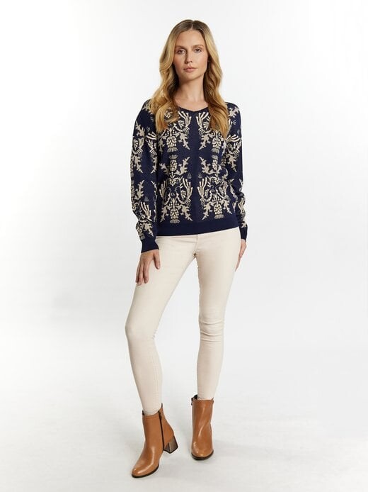 Вязаная кофта Usha, синий
Вязаная кофта Usha, синий