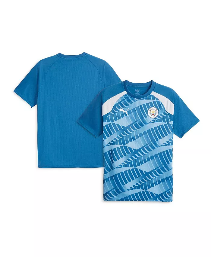 Мужская синяя футболка Manchester City 2023/24 для разминки Puma
Мужская синяя футболка Manchester City 2023/24 для разминки Puma