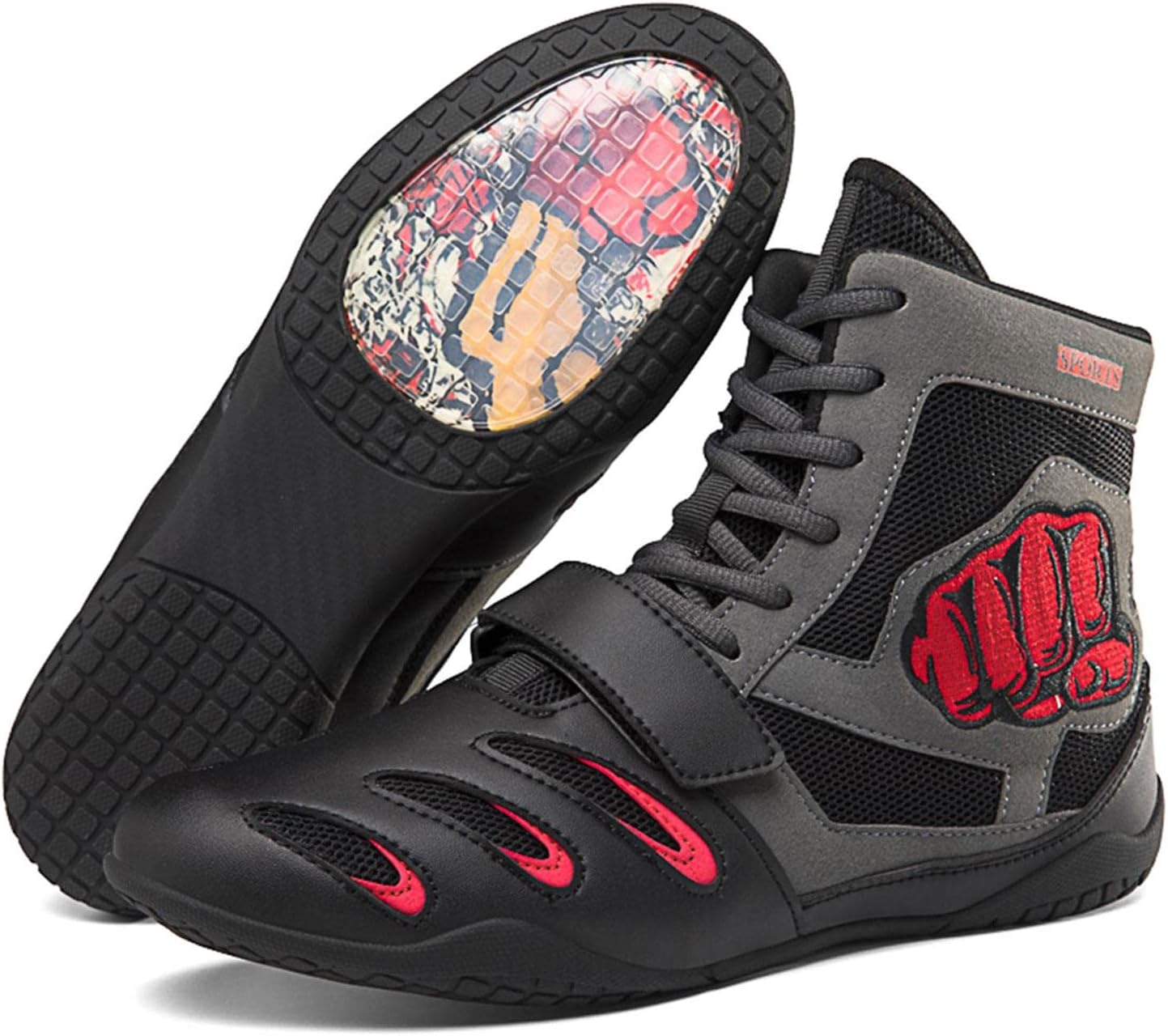 Мужские боксерские кроссовки TECDOTO для боевых видов спорта, мастер-тренировок, ринг-шуз, боксерские тренеры, спортивная обувь для фитнеса, легкие кроссовки для бодибилдинга, тяжелой атлетики и MMA, серые, 8.5
Мужские боксерские кроссовки TECDOTO для боевых видов спорта, мастер-тренировок, ринг-шуз, боксерские тренеры, спортивная обувь для фитнеса, легкие кроссовки для бодибилдинга, тяжелой атлетики и MMA, серые, 8.5