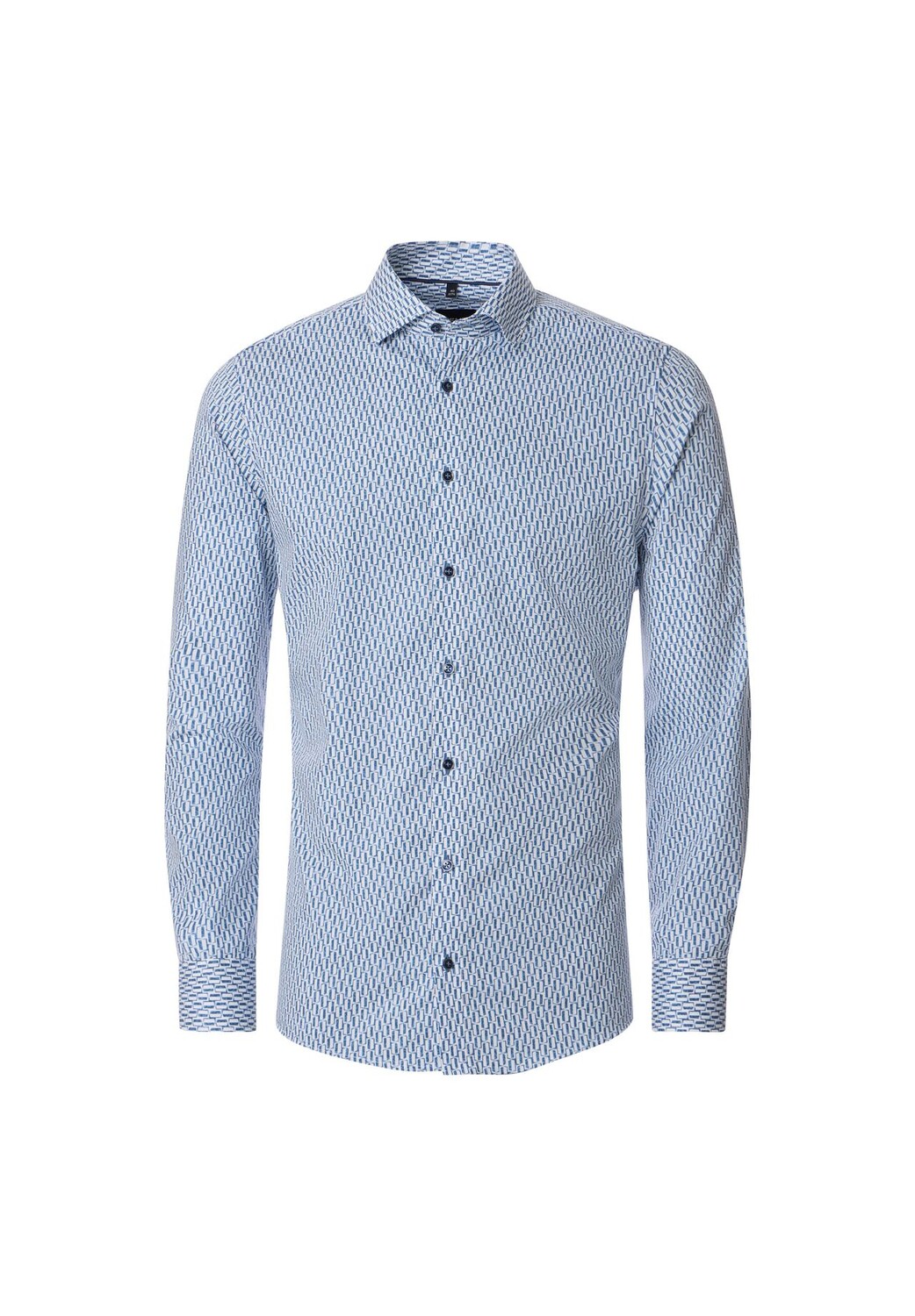 Мужская деловая рубашка с принтом современного кроя Venti, синий
Мужская деловая рубашка с принтом современного кроя Venti, синий