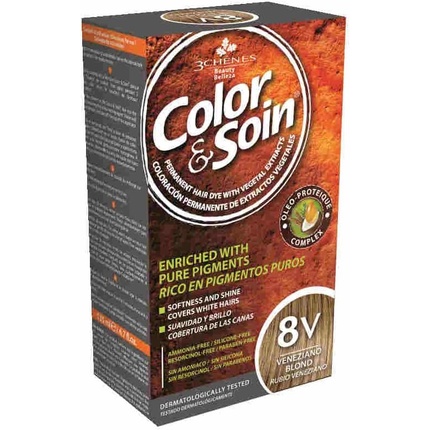 Les 3 Chenes Color & Soin Стойкий уход за цветом Veneziano Blond 8V Les 3 ChÊNes 
Les 3 Chenes Color & Soin Стойкий уход за цветом Veneziano Blond 8V Les 3 ChÊNes