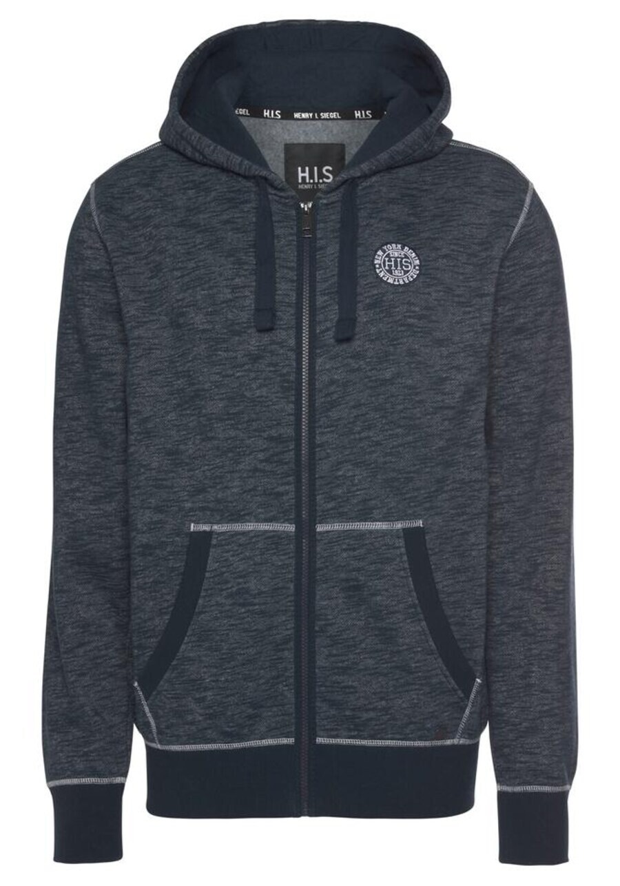 Толстовка с капюшоном на молнии H.I.S Zip-Up Hoodie, морской синий
Толстовка с капюшоном на молнии H.I.S Zip-Up Hoodie, морской синий