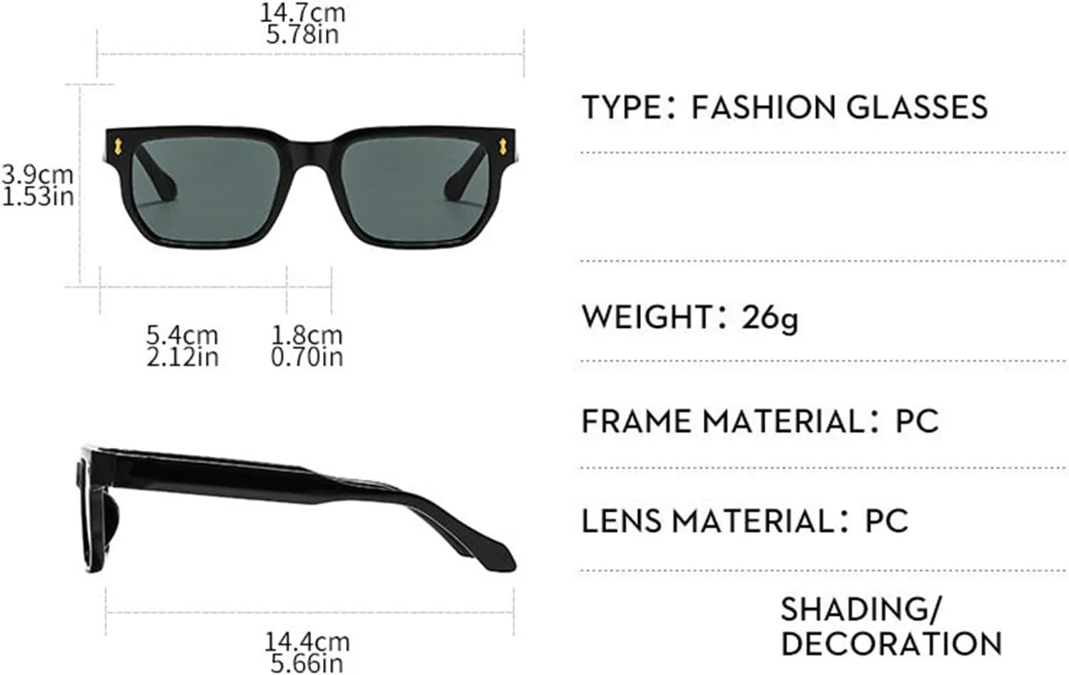 Солнцезащитные очки Willochra в толстой квадратной оправе для женщин и мужчин, модные массивные прямоугольные солнцезащитные очки с черными заклепками, модель F28, C3
Солнцезащитные очки Willochra в толстой квадратной оправе для женщин и мужчин, модные массивные прямоугольные солнцезащитные очки с черными заклепками, модель F28, C3