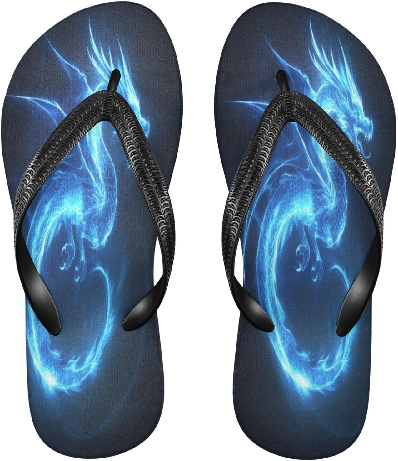 Светящиеся синие шлепанцы с драконом, пляжные вьетнамки, резиновые нескользящие летние тапочки для ходьбы, мужские и женские Sinestour
Светящиеся синие шлепанцы с драконом, пляжные вьетнамки, резиновые нескользящие летние тапочки для ходьбы, мужские и женские Sinestour