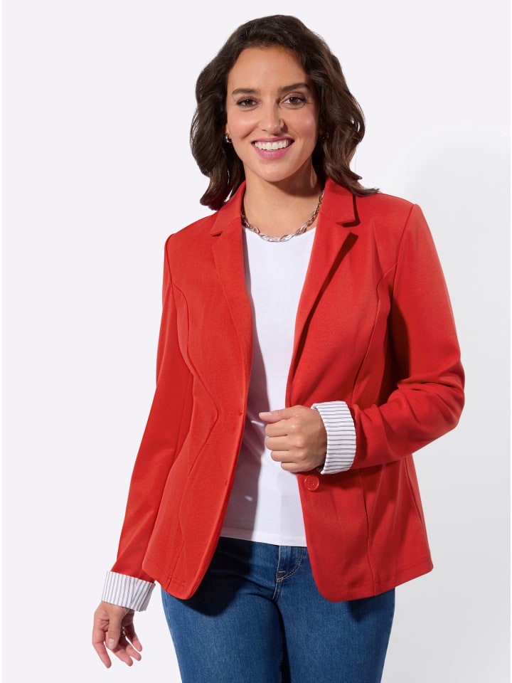 WITT WEIDEN Джерсийский пиджак клубничного цвета
WITT WEIDEN Джерсийский пиджак клубничного цвета