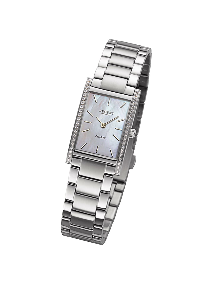 Аналоговые наручные часы Regent, металлический браслет, серебро, малый размер (примерно 20 x 32,5 мм)
Аналоговые наручные часы Regent, металлический браслет, серебро, малый размер (примерно 20 x 32,5 мм)