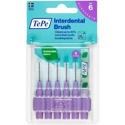 Набор межзубных ершиков TePe 1,1 мм, фиолетовый
Набор межзубных ершиков TePe 1,1 мм, фиолетовый