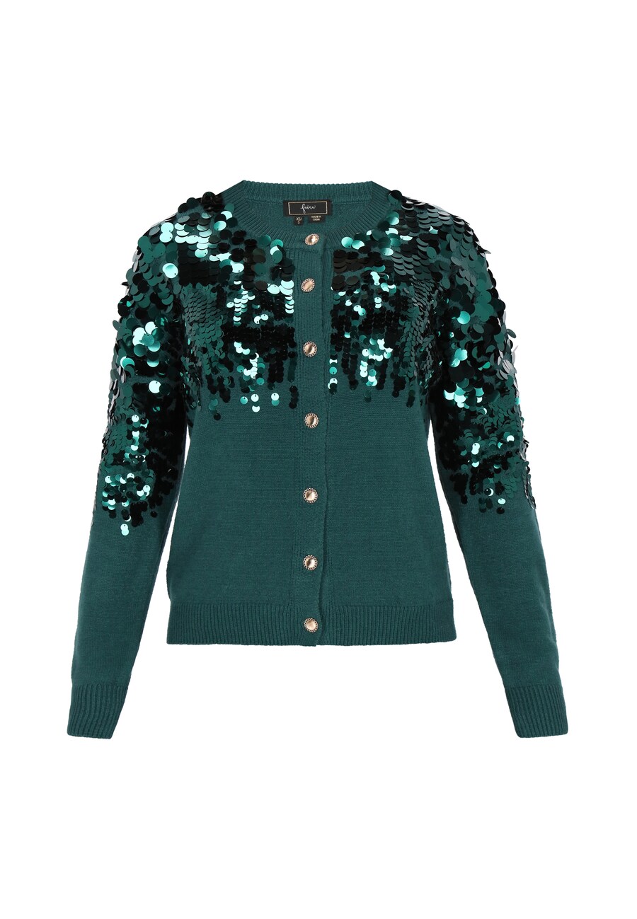 Вязаный кардиган faina, изумрудный
Вязаный кардиган faina, изумрудный