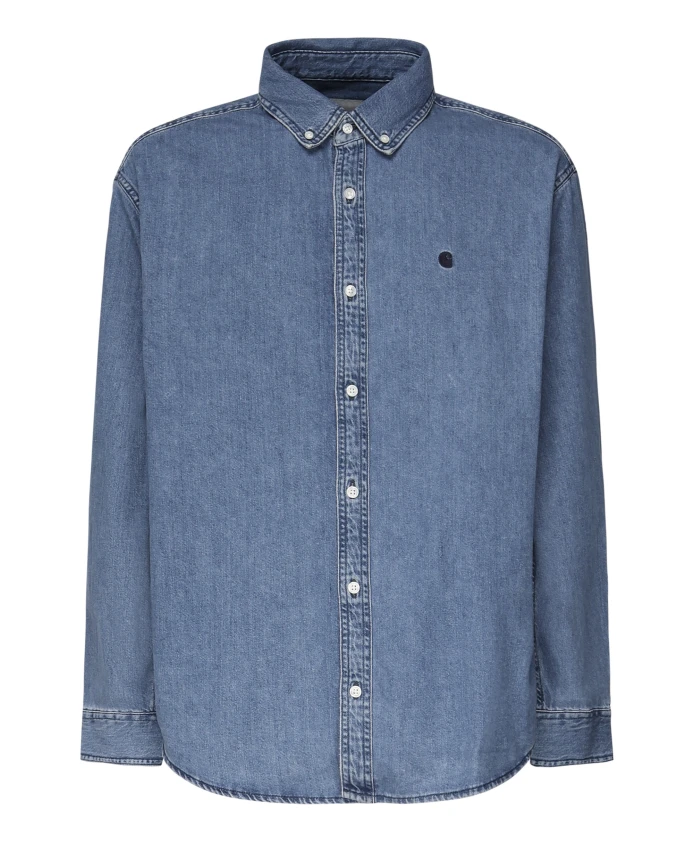 Свободная рубашка с вышитым синим логотипом Carhartt Wip, синий
Свободная рубашка с вышитым синим логотипом Carhartt Wip, синий