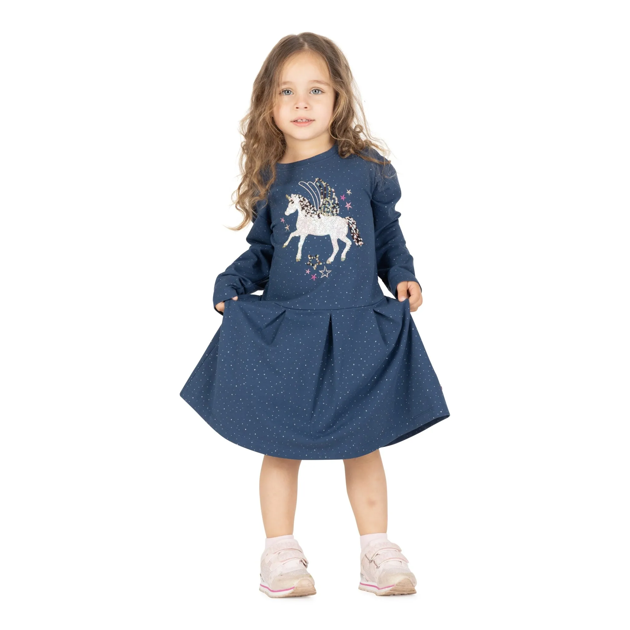 Трикотажное платье SALT AND PEPPER «Уникальное» с милым мотивом единорога, цвет blau
Трикотажное платье SALT AND PEPPER «Уникальное» с милым мотивом единорога, цвет blau