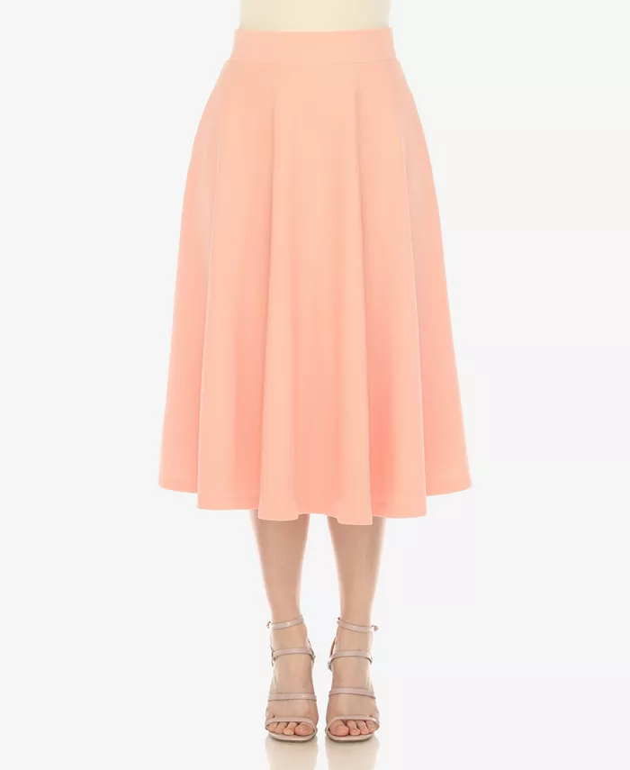 Женская расклешенная юбка с карманами White Mark, оранжевый
Женская расклешенная юбка с карманами White Mark, оранжевый