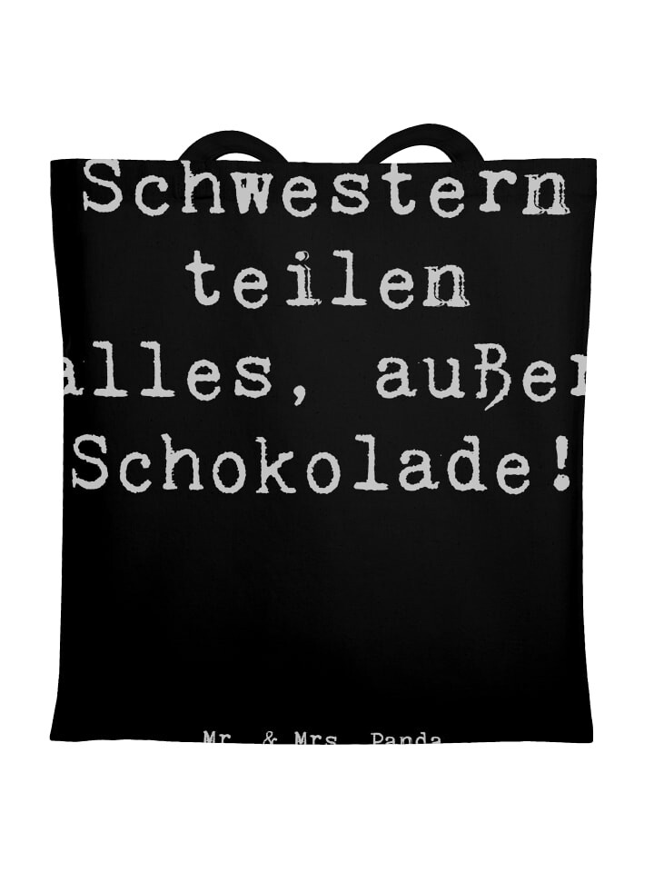 Сумка для переноски Mr & Mrs Panda Schwestern Liebe, черный
Сумка для переноски Mr & Mrs Panda Schwestern Liebe, черный