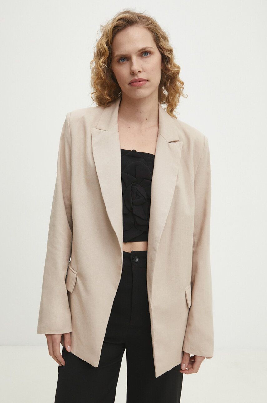 Льняной пиджак Answear Lab, бежевый
Льняной пиджак Answear Lab, бежевый